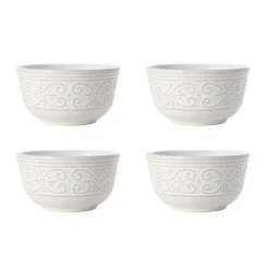 Dinnerware Service For 4|Pfaltzgraff® Abby White 16 Piece Dinnerware Set, Service for 4