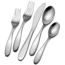 Sets|Towle® Living Alpine Forged 42 Piece Flatware Set, Service for 8