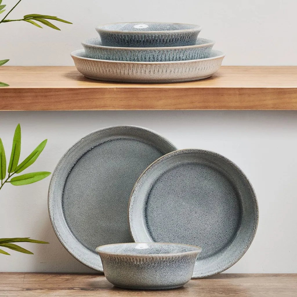 Soup Cereal Bowls|Pfaltzgraff® Amara Smoke 6 Piece Dinnerware Bowl Set, Service for 2