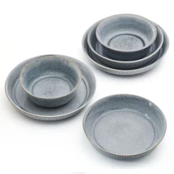 Soup Cereal Bowls|Pfaltzgraff® Amara Smoke 6 Piece Dinnerware Bowl Set, Service for 2