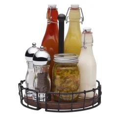 Buffet Caddies|Fruit And Storage Baskets|Pfaltzgraff® Anvil Cage Condiment Caddy
