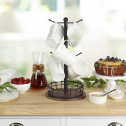 Fruit And Storage Baskets|Pfaltzgraff® Anvil Cage Mug Tree