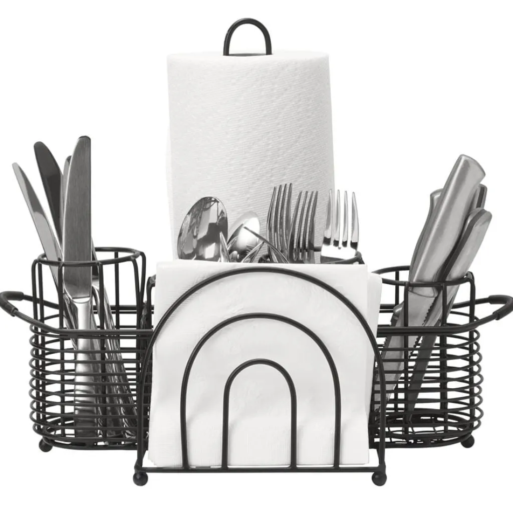Buffet Caddies|Fruit And Storage Baskets|Gourmet Basics® Art Deco Hostess Buffet Storage Caddy