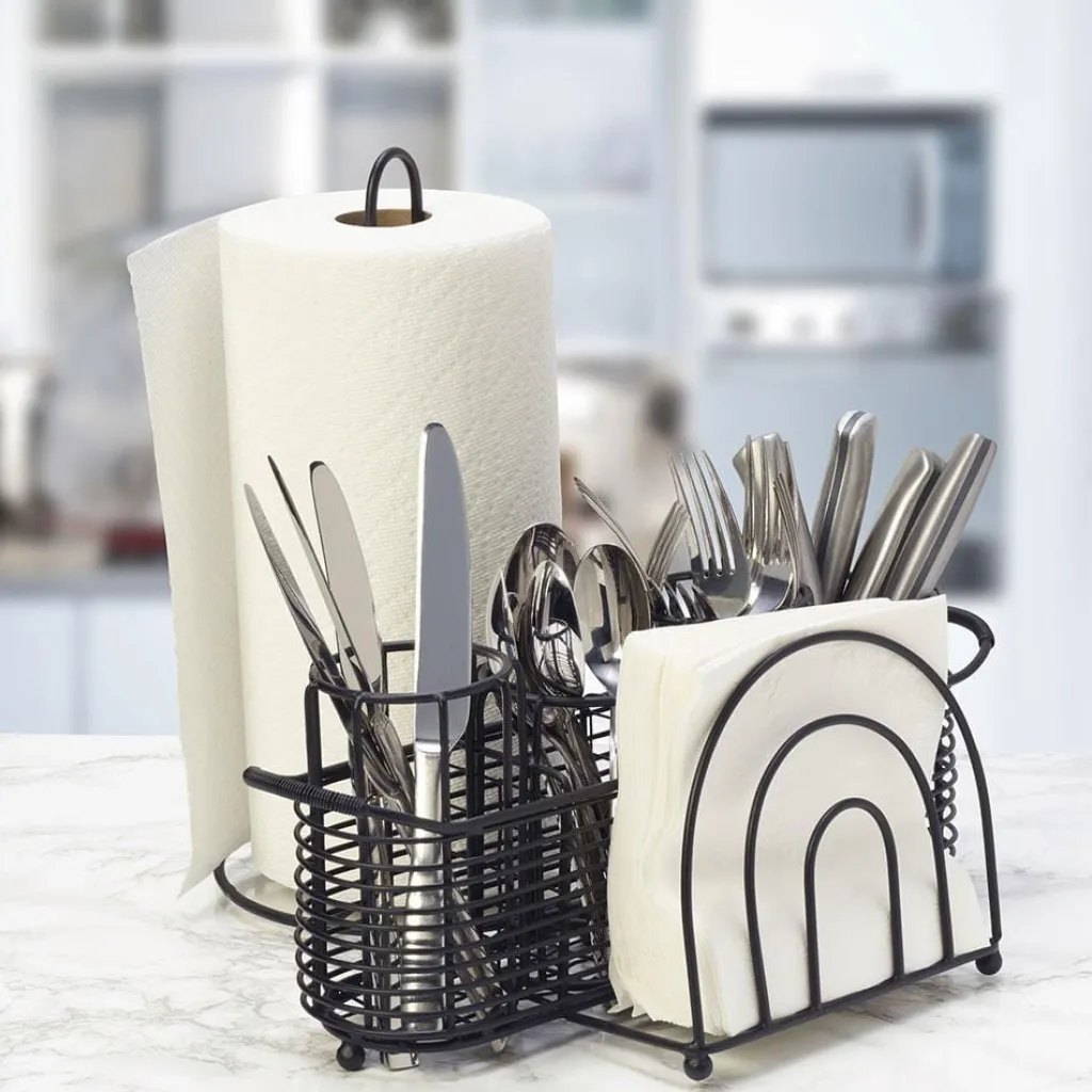 Buffet Caddies|Fruit And Storage Baskets|Gourmet Basics® Art Deco Hostess Buffet Storage Caddy