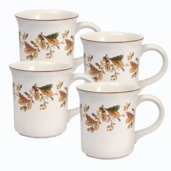 Coffee Mugs|Pfaltzgraff® Autumn Berry™ Set of 4 Mugs