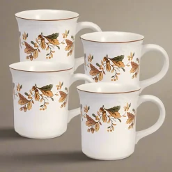 Coffee Mugs|Pfaltzgraff® Autumn Berry™ Set of 4 Mugs