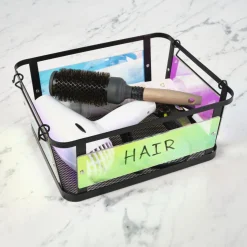 Fruit And Storage Baskets|Gourmet Basics® Ava Iridescent Stackable Storage Basket