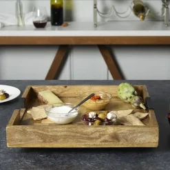 Lazy Susans|Gourmet Basics® Avery Square Lazy Susan Serve Tray