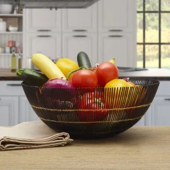 Fruit And Storage Baskets|Decor|Gourmet Basics® Benson Centerpiece Basket