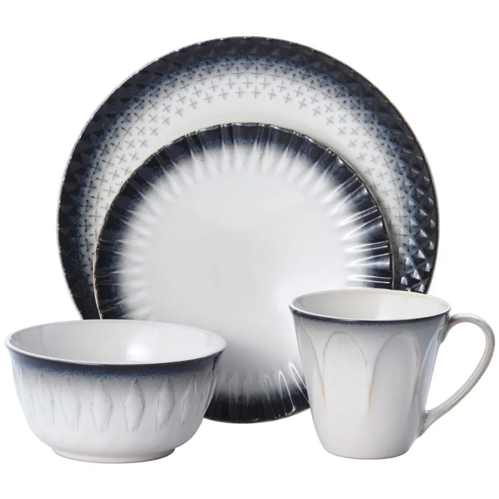 Dinnerware Service For 4|Pfaltzgraff® Blake 16 Piece Dinnerware Set, Service for 4