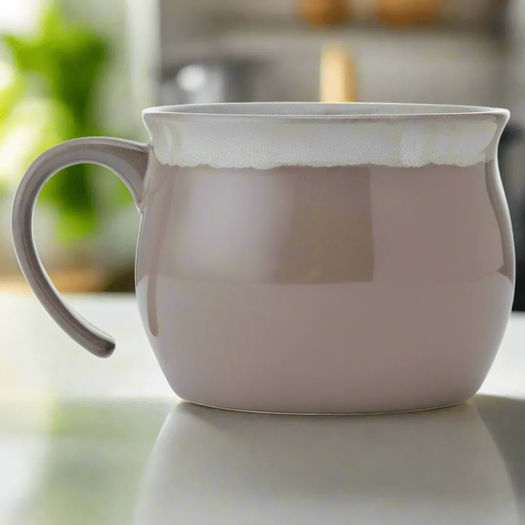 Soup Cereal Bowls|Coffee Mugs|Pfaltzgraff® Brown Banded Jumbo Soup Mug