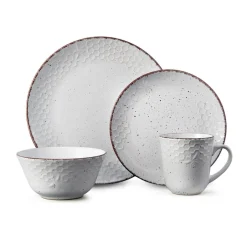 Dinnerware Service For 4|Pfaltzgraff® Bumble Bee White 16 Piece Dinnerware Set, Service for 4