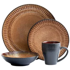 Dinnerware Service For 4|Pfaltzgraff® Cambria 16 Piece Dinnerware Set, Service for 4