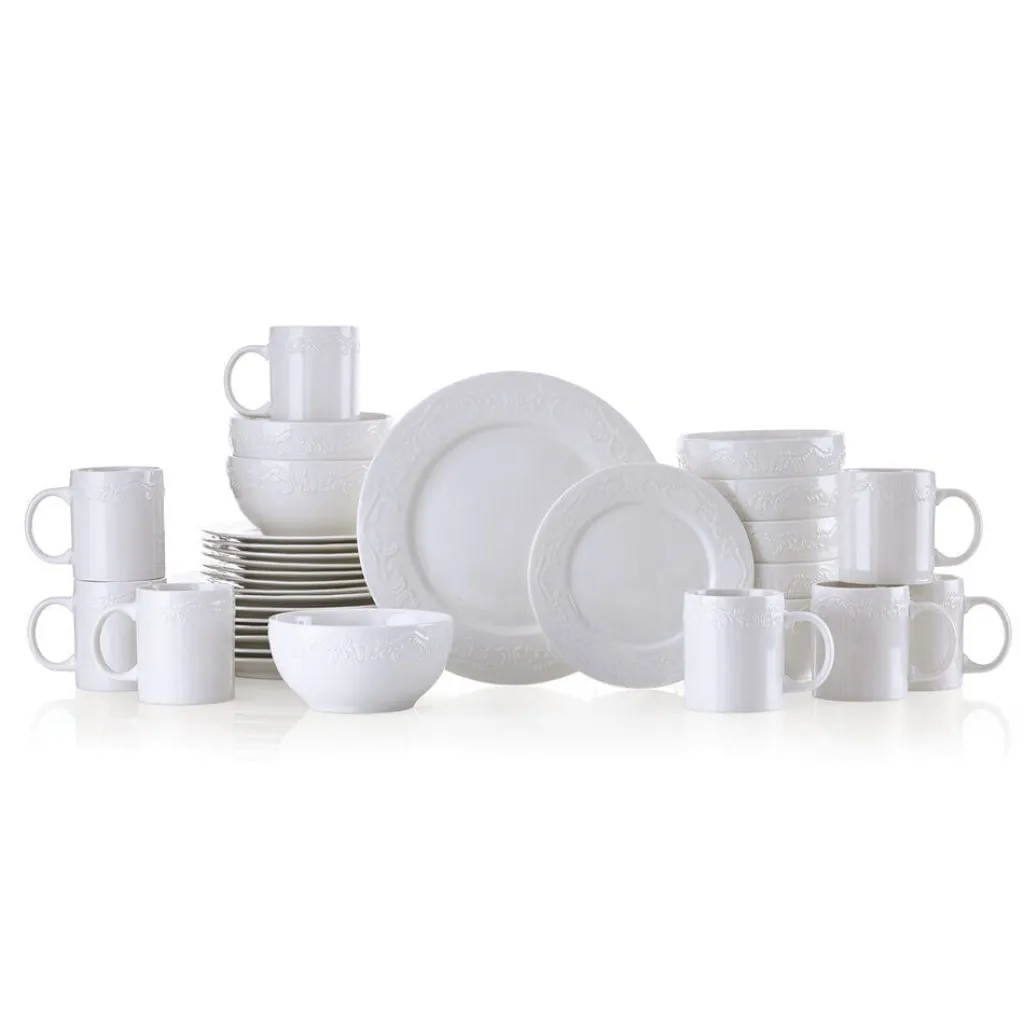 Dinnerware Service For 8|Pfaltzgraff® Charlotte 32 Piece Dinnerware Set, Service for 8