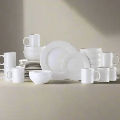 Dinnerware Service For 8|Pfaltzgraff® Charlotte 32 Piece Dinnerware Set, Service for 8