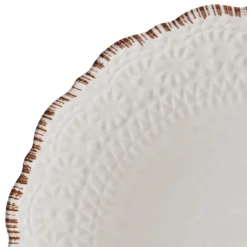 Dinnerware Service For 4|Pfaltzgraff® Chateau Cream 12 Piece Outdoor Melamine Dinnerware Set, Service for 4