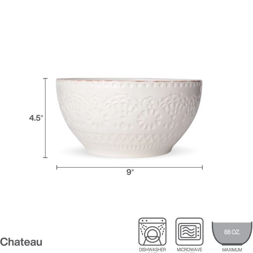 Serve Bowls|Pfaltzgraff® Chateau Cream Serving Bowl
