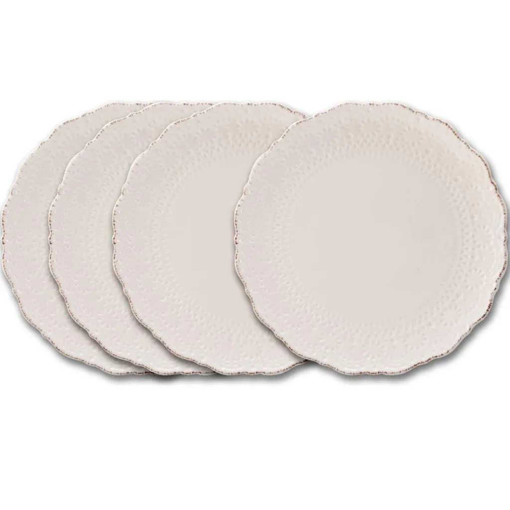 Dinner Plates|Pfaltzgraff® Chateau Cream Set of 4 Dinner Plates