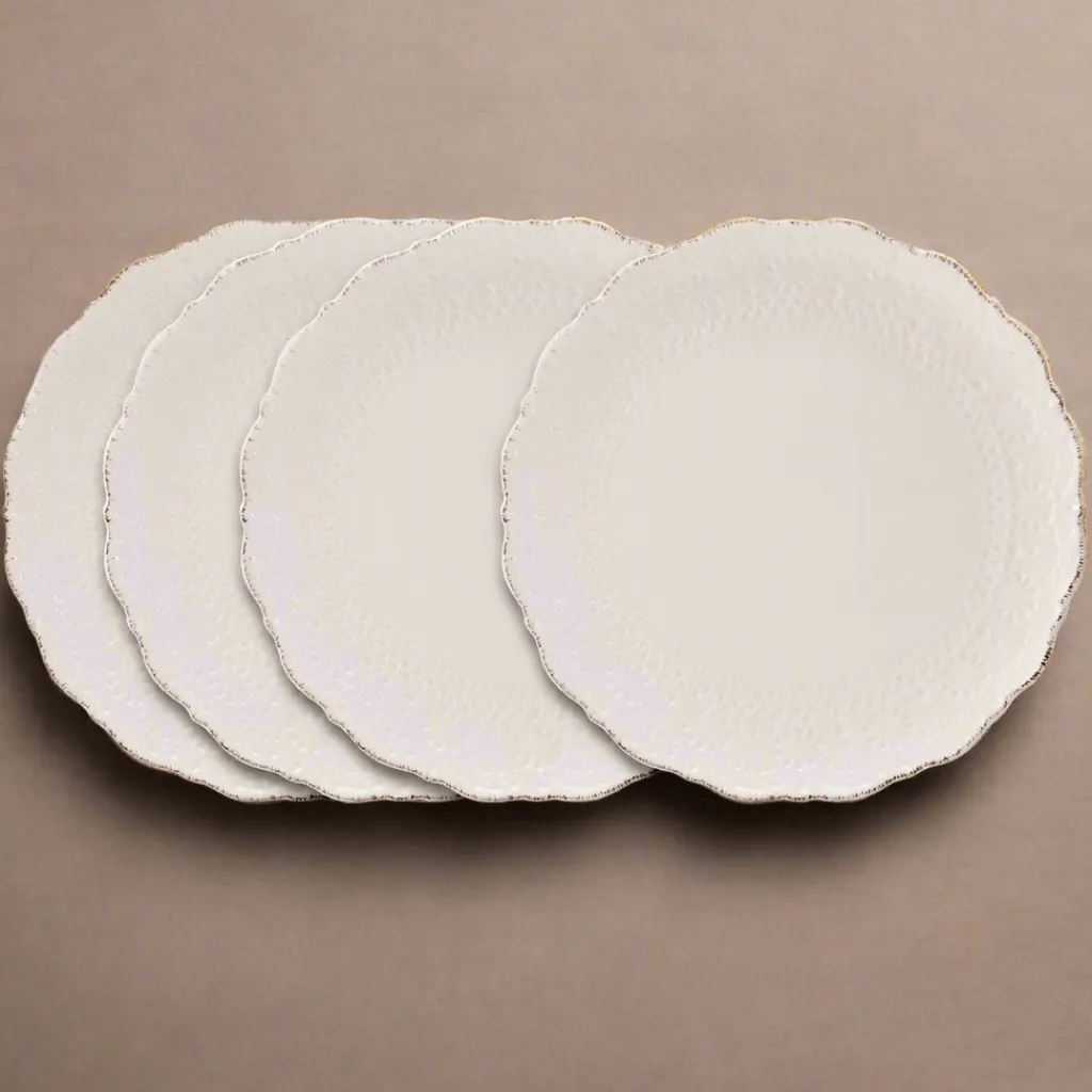 Dinner Plates|Pfaltzgraff® Chateau Cream Set of 4 Dinner Plates
