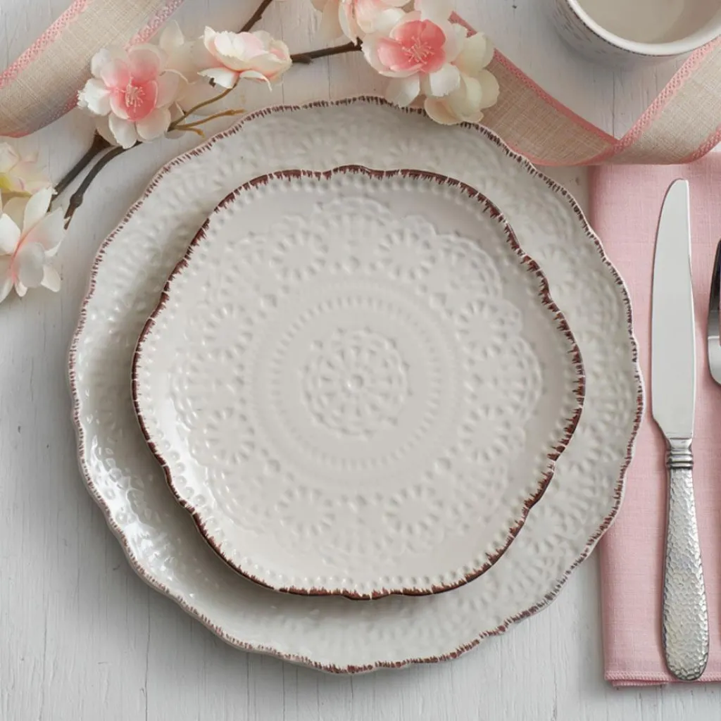 Salad Plates|Pfaltzgraff® Chateau Cream Set of 4 Salad Plates