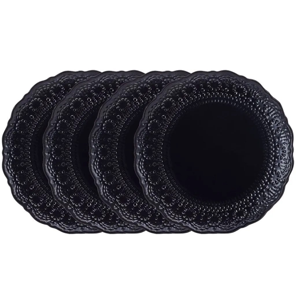 Dinner Plates|Pfaltzgraff® Chateau Midnight Set of 4 Dinner Plates