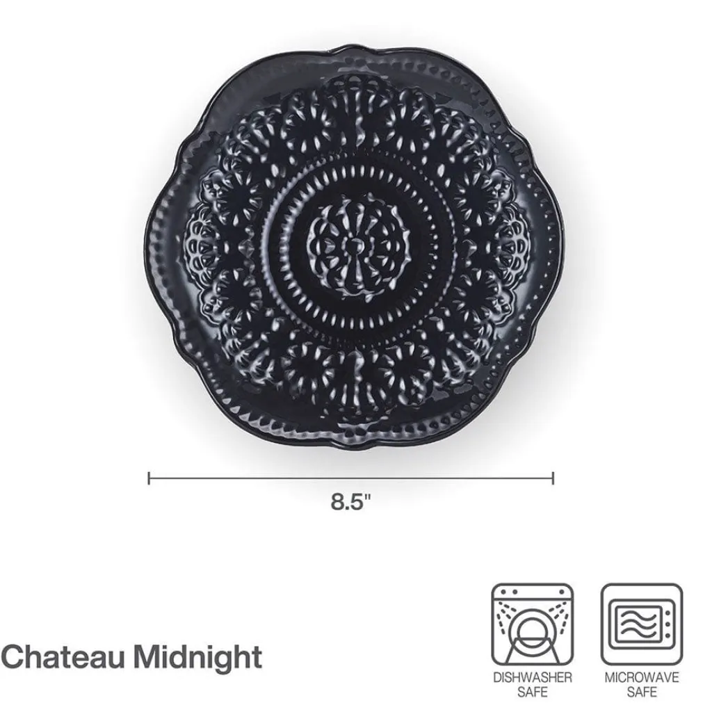Salad Plates|Pfaltzgraff® Chateau Midnight Set of 4 Salad Plates