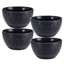Soup Cereal Bowls|Pfaltzgraff® Chateau Midnight Set of 4 Soup Cereal Bowls