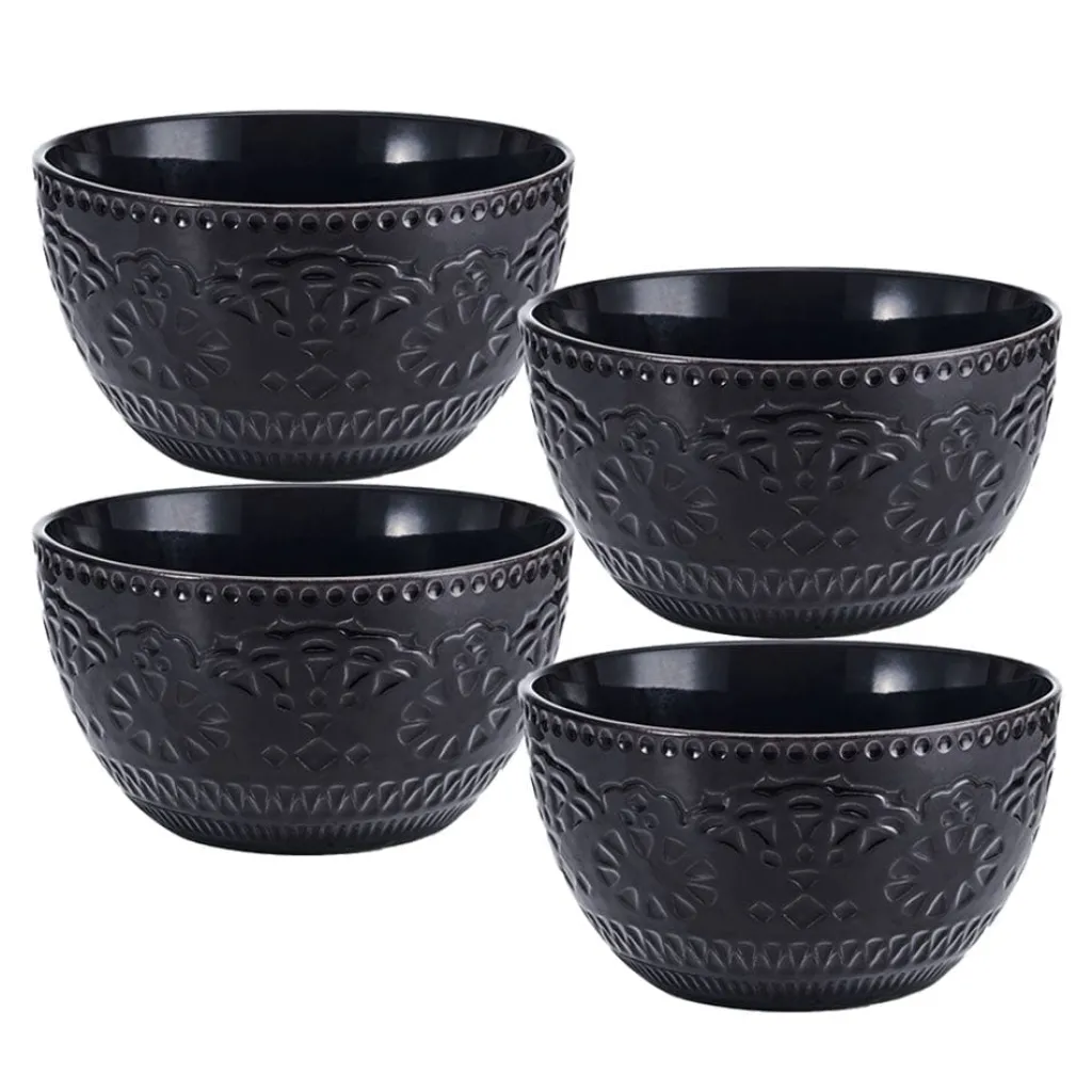 Soup Cereal Bowls|Pfaltzgraff® Chateau Midnight Set of 4 Soup Cereal Bowls