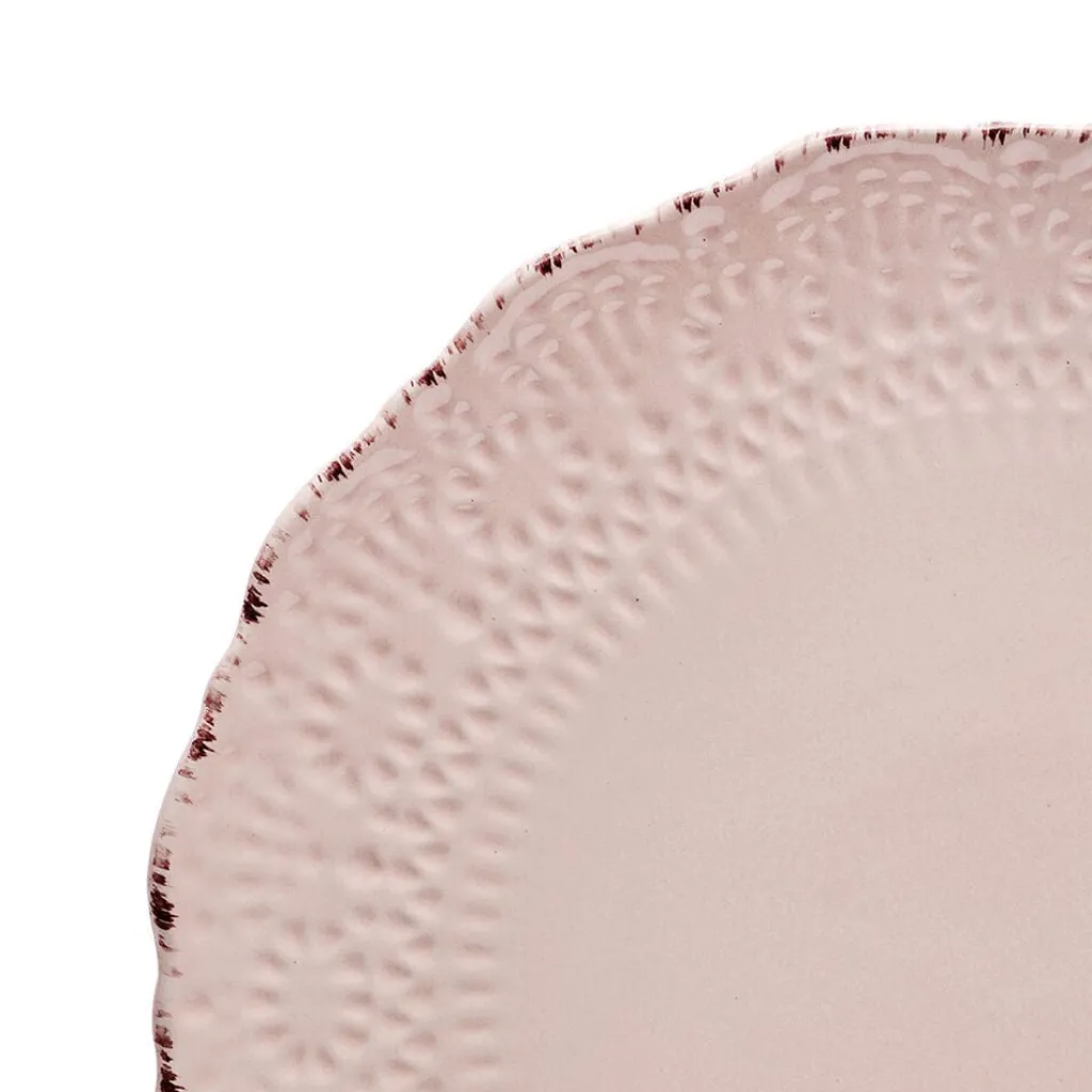Dinner Plates|Pfaltzgraff® Chateau Pink Set of 4 Dinner Plates