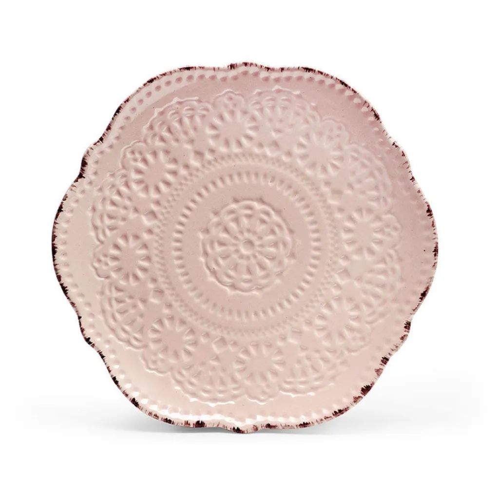 Salad Plates|Pfaltzgraff® Chateau Pink Set of 4 Salad Plates