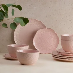 Soup Cereal Bowls|Pfaltzgraff® Chateau Pink Set of 4 Soup Cereal Bowls