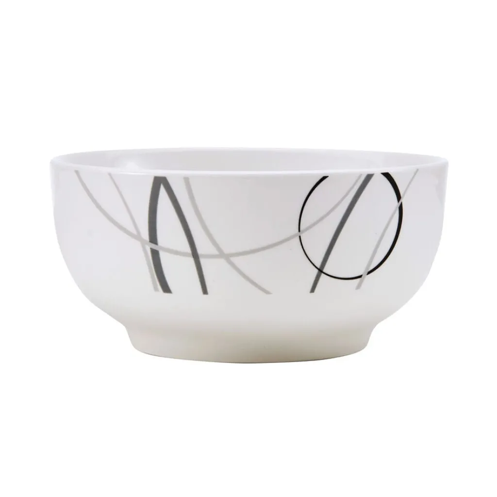 Dinnerware Service For 6|Studio Nova Circles 18 Piece Dinnerware Set, Service for 6