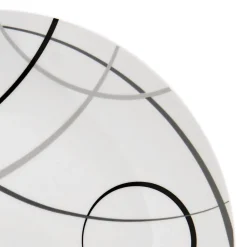 Dinnerware Service For 6|Studio Nova Circles 18 Piece Dinnerware Set, Service for 6