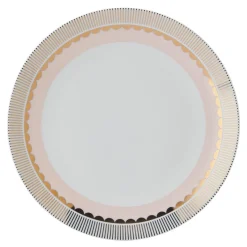Dinnerware Service For 4|Darbie Angell Golden Charm Metallic 12 Piece Dinnerware Set, Service for 4