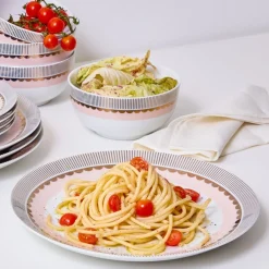 Dinnerware Service For 4|Darbie Angell Golden Charm Metallic 12 Piece Dinnerware Set, Service for 4