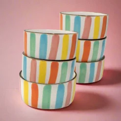 Fruit Bowls|Darbie Angell Happy Spring Summer Set of 6 Fruit Bowls