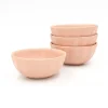 Fruit Bowls|Darbie Angell Lady Blush Set of 4 Oval Fruit Bowls