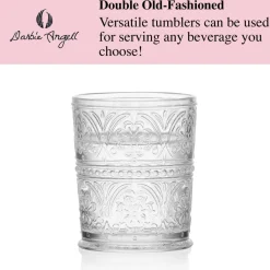 Drinking Glasses|Darbie Angell Wanderlust Set of 4 Double Old Fashioned Glasses