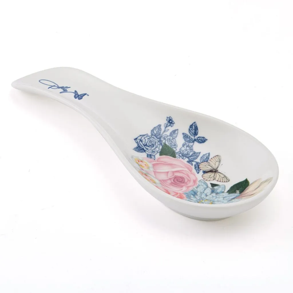 Spoon Rests And Trivets|Dolly Parton Floral Spoon Rest