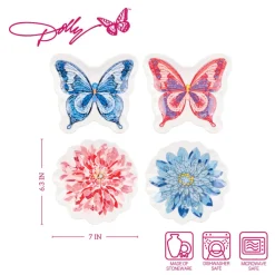 Appetizer Plates|Dolly Parton Mosaic Set of 4 Figural Appetizer Dessert Plates