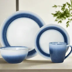 Dinnerware Service For 4|Pfaltzgraff® Eclipse Blue 16 Piece Dinnerware Set, Service for 4