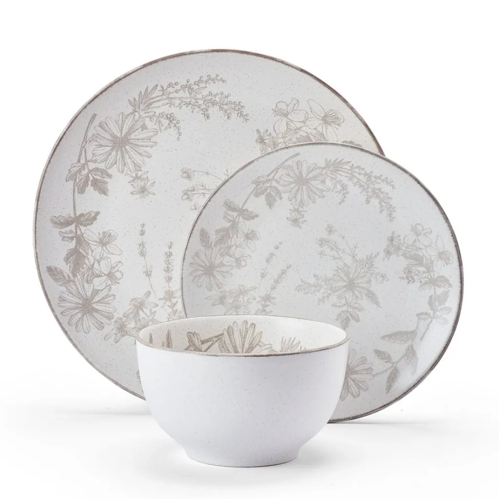 Dinnerware Service For 4|Pfaltzgraff® Enchanted Bloom 12 Piece Dinnerware Set, Service for 4