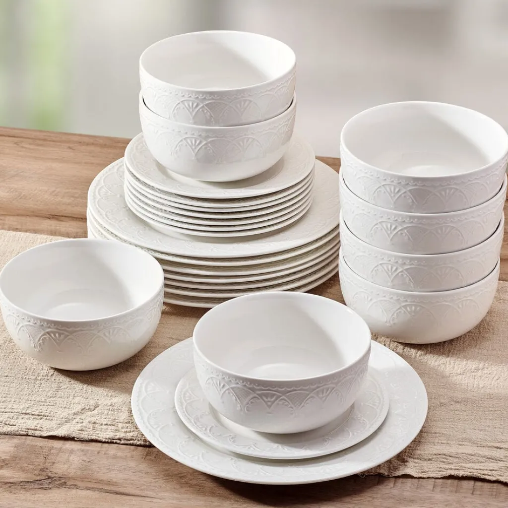 Dinnerware Service For 8|Pfaltzgraff® Esmeralda 24 Piece Dinnerware Set, Service for 8