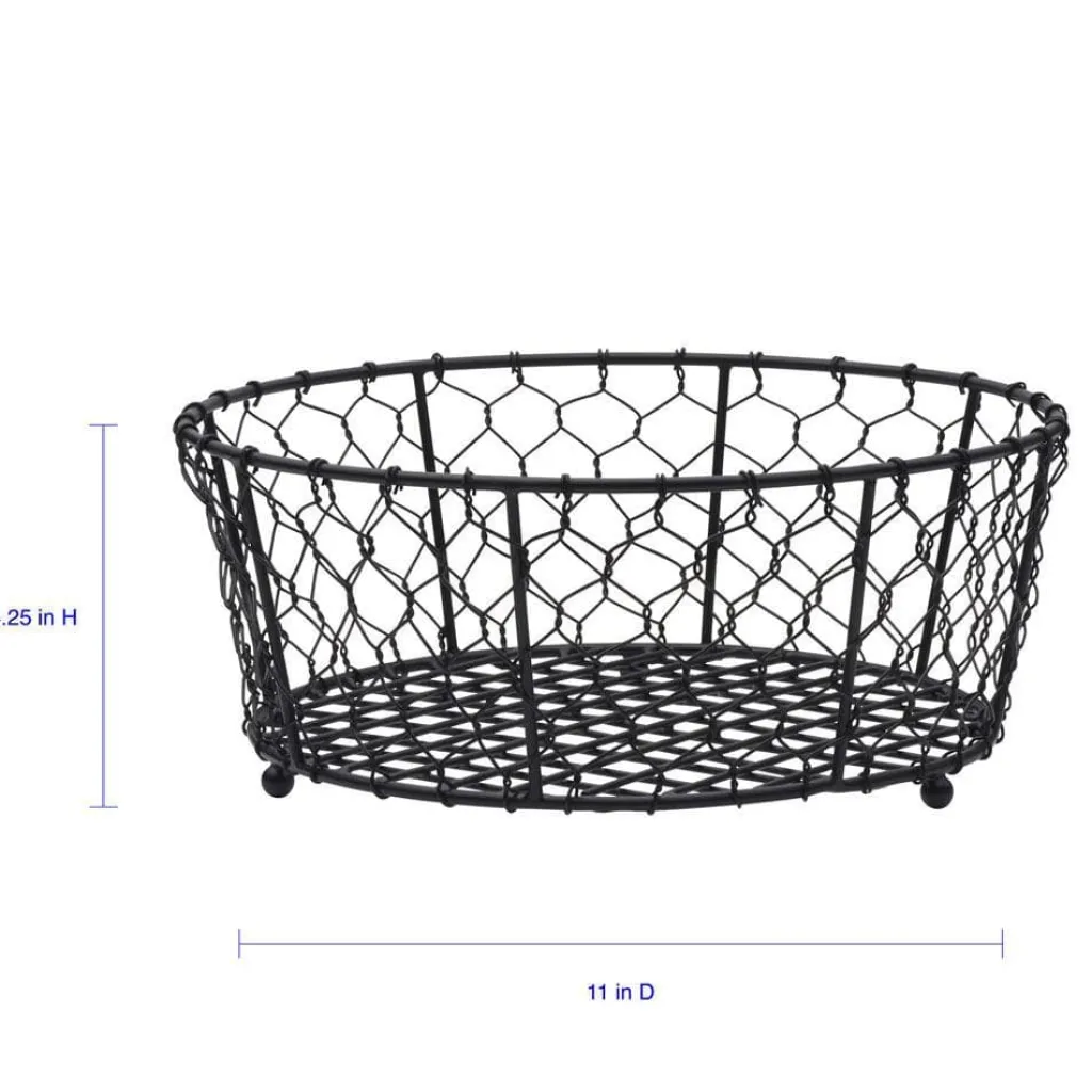 Fruit And Storage Baskets|Gourmet Basics® Farmers Market Centerpiece Fruit Basket