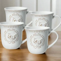 Coffee Mugs|Pfaltzgraff® Farmhouse Hen Set of 4 Mugs
