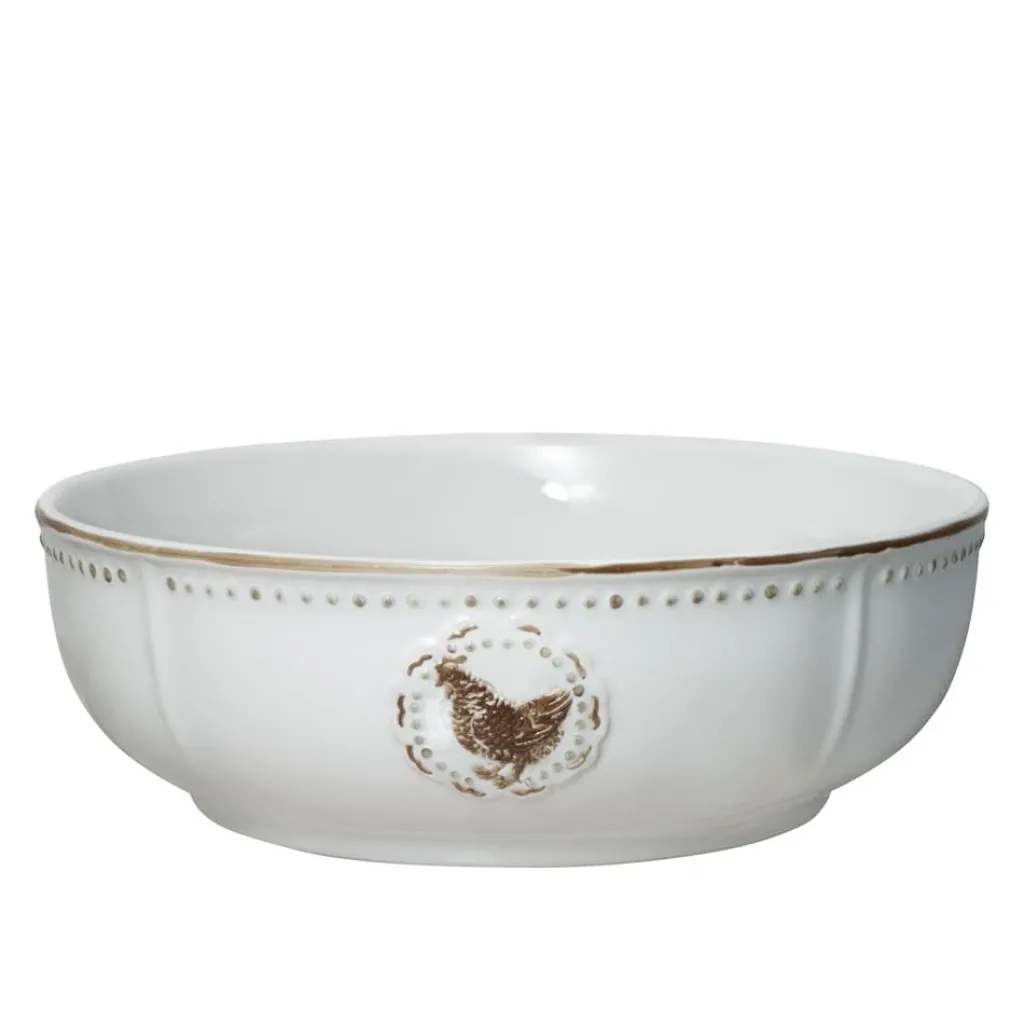 Serve Bowls|Pfaltzgraff® Farmhouse Hen Vegetable Bowl