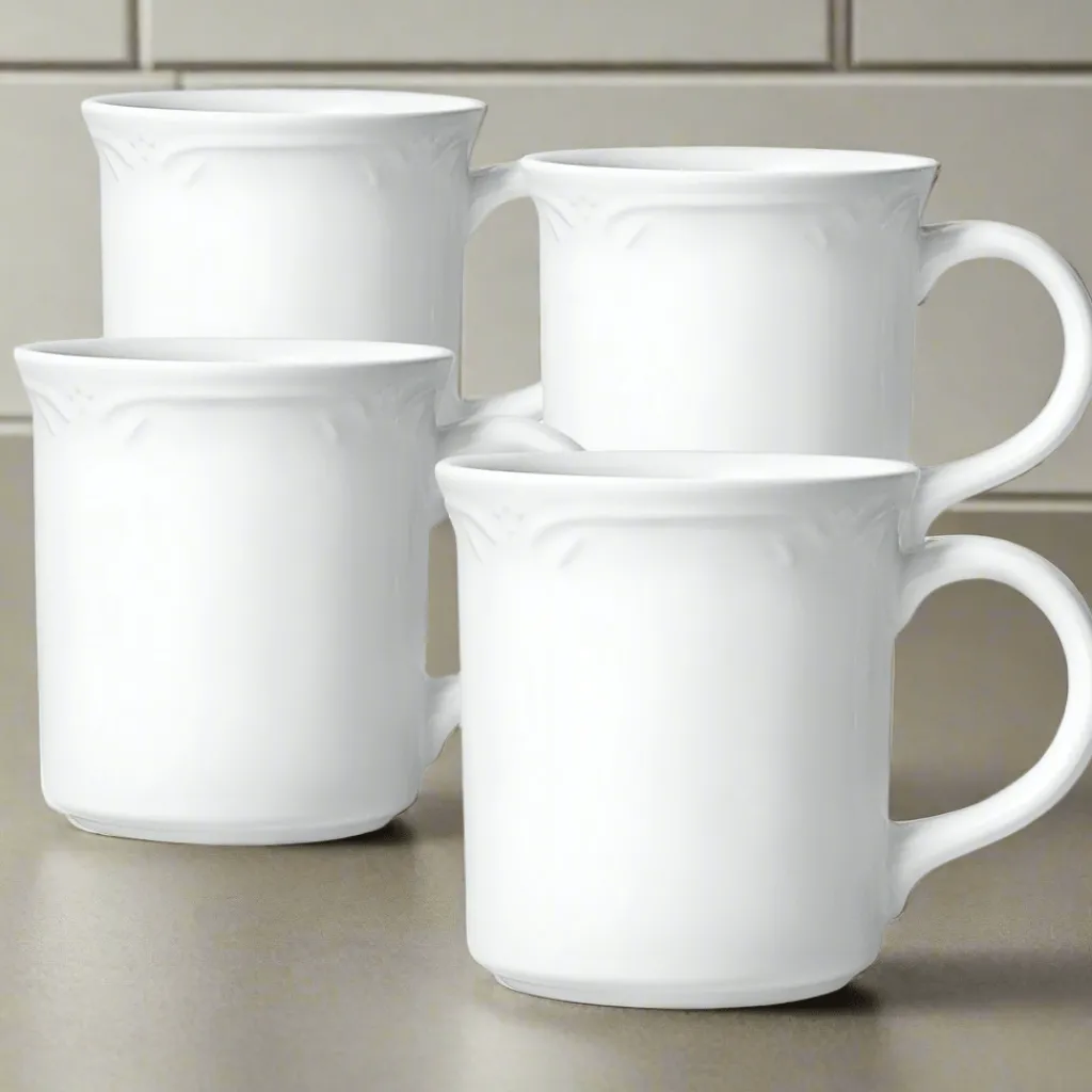 Coffee Mugs|Pfaltzgraff® Filigree® Set of 4 Mugs