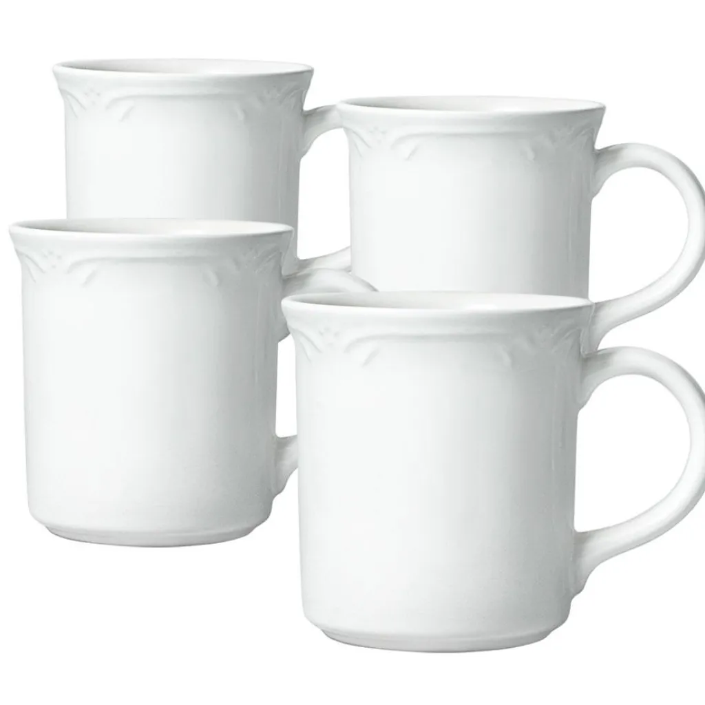 Coffee Mugs|Pfaltzgraff® Filigree® Set of 4 Mugs