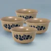 Soup Cereal Bowls|Pfaltzgraff® Folk Art® Set of 4 Deep Soup Cereal Bowls