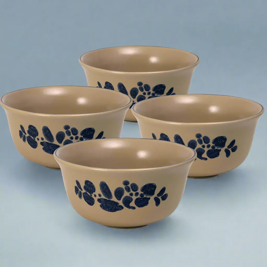 Soup Cereal Bowls|Pfaltzgraff® Folk Art® Set of 4 Deep Soup Cereal Bowls